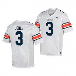 Auburn Tigers Jonathan Jones White Replica Men'S Jersey