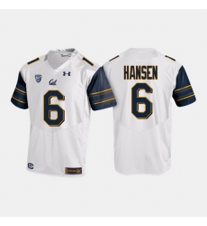 California Golden Bears Chad Hansen College Football White Jersey