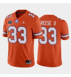 Florida Gators David Reese Ii Orange Alternate Men'S Jersey