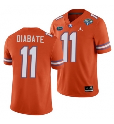 Florida Gators Mohamoud Diabate Orange 2020 Cotton Bowl Classic College Football Jersey