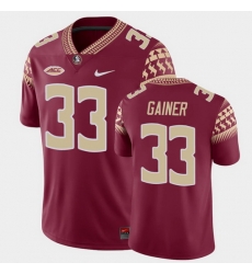 Men Florida State Seminoles Amari Gainer Game Garnet College Football Jersey