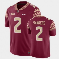 Men Florida State Seminoles Deion Sanders Game Garnet College Football Jersey