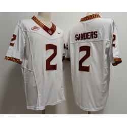 Men Women Youth Florida State Seminoles #2 Deion Sanders White 2023 F U S E Stitched Limited NCAA Jersey