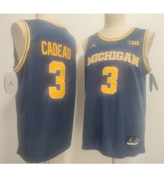 Men Michigan Wolverines 3 Elliot Cadeau Navy 2026 Vapor Limited Stitched Football Jersey Men Michigan Wolverines 3 Elliot Cadeau Navy 2026 Vapor Limited Stitched Football Jersey