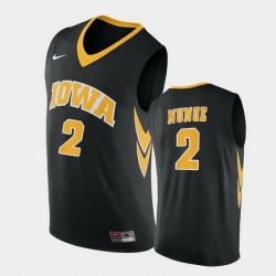 Men Iowa Hawkeyes Jack Nunge Replica Black College Basketball Jersey