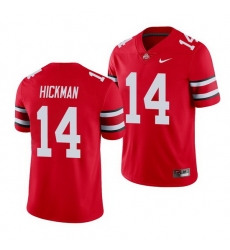 Ohio State Buckeyes Ronnie Hickman Scarlet Game Men'S Jersey