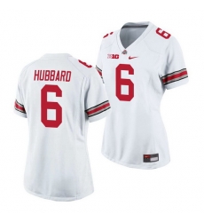 Ohio State Buckeyes Sam Hubbard White Game Women'S Jersey