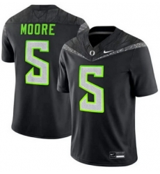 Men Oregon Ducks 5 Dakorien Moore Black 2024 F U S E Stitched Jersey Men Oregon Ducks 5 Dakorien Moore Black 2024 F U S E Stitched Jersey