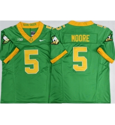Men Oregon Ducks 5 Dakorien Moore Green 2026 F U S E  Stitched Jersey