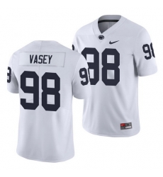 penn state nittany lions dan vasey white limited men's jersey