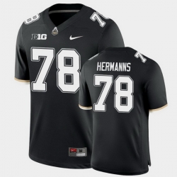 Men Purdue Boilermakers Grant Hermanns College Football Game Black Jersey