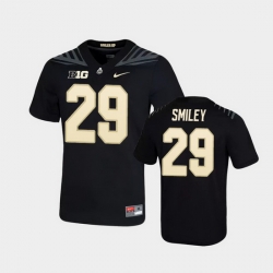 Men Purdue Boilermakers Simeon Smiley Game Football Black Jersey