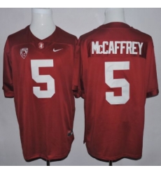 Cardinal #5 Christian McCaffrey Red Stitched NCAA Jersey