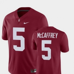 Men Stanford Cardinal Christian Mccaffrey Cardinal Alumni Football Game Player Jersey