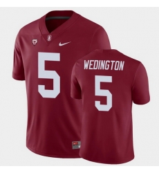 Men Stanford Cardinal Connor Wedington College Football Cardinal Game Jersey