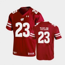 Men Wisconsin Badgers Jonathan Taylor Replica Red Football Jersey