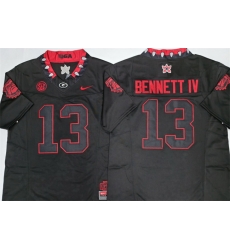 Georgia Bulldogs 13 Stetson Bennett IV White 2026 F U S E Stitched Jersey Georgia Bulldogs 13 Stetson Bennett IV White 2026 F U S E Stitched Jersey