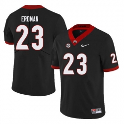 Men #23 Willie Erdman Georgia Bulldogs College Football Jerseys Sale-Black Men #23 Willie Erdman Georgia Bulldogs College Football Jerseys Sale-Black