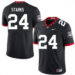 Men #24 Malaki Starks Georgia Bulldogs College Football Jerseys Sale-100th Anniversary Men #24 Malaki Starks Georgia Bulldogs College Football Jerseys Sale-100th Anniversary