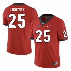 Men #25 E.J. Lightsey Georgia Bulldogs College Football Jerseys Sale-Red Men #25 E.J. Lightsey Georgia Bulldogs College Football Jerseys Sale-Red