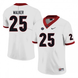 Men #25 Quay Walker Georgia Bulldogs College Football Jerseys Sale-white Men #25 Quay Walker Georgia Bulldogs College Football Jerseys Sale-white