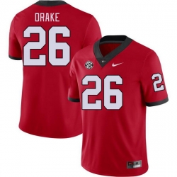 Men #26 Collin Drake Georgia Bulldogs College Football Jerseys Stitched-Red Men #26 Collin Drake Georgia Bulldogs College Football Jerseys Stitched-Red