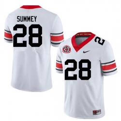 Men #28 Anthony Summey Georgia Bulldogs College Football Jerseys Sale-40th Anniversary Men #28 Anthony Summey Georgia Bulldogs College Football Jerseys Sale-40th Anniversary