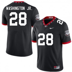 Men #28 Marcus Washington Jr. Georgia Bulldogs College Football Jerseys Sale-100th Anniversary Men #28 Marcus Washington Jr. Georgia Bulldogs College Football Jerseys Sale-100th Anniversary