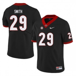 Men #29 Christopher Smith Georgia Bulldogs College Football Jerseys Sale-Black Men #29 Christopher Smith Georgia Bulldogs College Football Jerseys Sale-Black