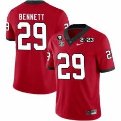 Men #29 Luke Bennett Georgia Bulldogs 2022-23 CTP National Championship Football Jerseys Men #29 Luke Bennett Georgia Bulldogs 2022-23 CTP National Championship Football Jerseys