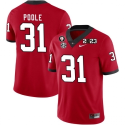 Men #31 William Poole Georgia Bulldogs 2022-23 CTP National Championship Football Jerseys Men #31 William Poole Georgia Bulldogs 2022-23 CTP National Championship Football Jerseys