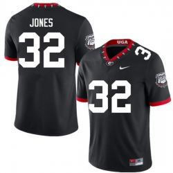 Men #32 Cash Jones Georgia Bulldogs College Football Jerseys Sale-100th Anniversary Men #32 Cash Jones Georgia Bulldogs College Football Jerseys Sale-100th Anniversary