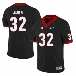 Men #32 Ty James Georgia Bulldogs College Football Jerseys Sale-Black Men #32 Ty James Georgia Bulldogs College Football Jerseys Sale-Black