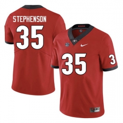 Men #35 Lorenzo Stephenson Georgia Bulldogs College Football Jerseys Sale-Red Anniversary Men #35 Lorenzo Stephenson Georgia Bulldogs College Football Jerseys Sale-Red Anniversary