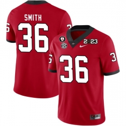 Men #36 Colby Smith Georgia Bulldogs 2022-23 CTP National Championship Football Jerseys Men #36 Colby Smith Georgia Bulldogs 2022-23 CTP National Championship Football Jerseys