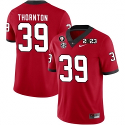 Men #39 Miles Thornton Georgia Bulldogs 2022-23 CTP National Championship Football Jerseys Men #39 Miles Thornton Georgia Bulldogs 2022-23 CTP National Championship Football Jerseys