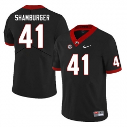 Men #41 Denton Shamburger Georgia Bulldogs College Football Jerseys Sale-Black Men #41 Denton Shamburger Georgia Bulldogs College Football Jerseys Sale-Black