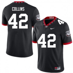 Men #42 Graham Collins Georgia Bulldogs College Football Jerseys Sale-100th Anniversary Men #42 Graham Collins Georgia Bulldogs College Football Jerseys Sale-100th Anniversary