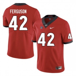 Men #42 Tauheed Ferguson Georgia Bulldogs College Football Jerseys Sale-Red Anniversary Men #42 Tauheed Ferguson Georgia Bulldogs College Football Jerseys Sale-Red Anniversary