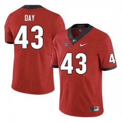 Men #43 Davis Day Georgia Bulldogs College Football Jerseys Sale-Red Anniversary Men #43 Davis Day Georgia Bulldogs College Football Jerseys Sale-Red Anniversary