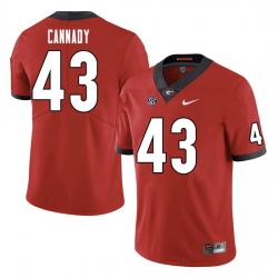 Men #43 Jehlen Cannady Georgia Bulldogs College Football Jerseys Sale-Red Men #43 Jehlen Cannady Georgia Bulldogs College Football Jerseys Sale-Red