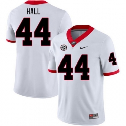 Men #44 Jordan Hall Georgia Bulldogs College Football Jerseys Stitched-White Men #44 Jordan Hall Georgia Bulldogs College Football Jerseys Stitched-White