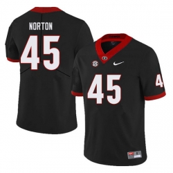 Men #45 Bill Norton Georgia Bulldogs College Football Jerseys Sale-Black Men #45 Bill Norton Georgia Bulldogs College Football Jerseys Sale-Black