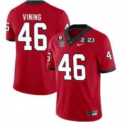 Men #46 George Vining Georgia Bulldogs 2022-23 CTP National Championship Football Jerseys Men #46 George Vining Georgia Bulldogs 2022-23 CTP National Championship Football Jerseys