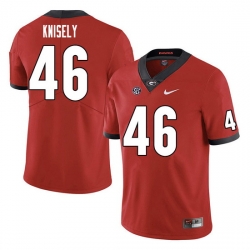 Men #46 Kurt Knisely Georgia Bulldogs College Football Jerseys Sale-Red Men #46 Kurt Knisely Georgia Bulldogs College Football Jerseys Sale-Red