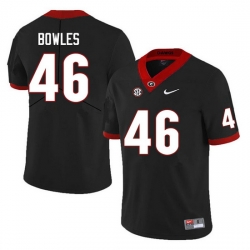 Men #46 Payton Bowles Georgia Bulldogs College Football Jerseys Sale-Black Anniversary Men #46 Payton Bowles Georgia Bulldogs College Football Jerseys Sale-Black Anniversary