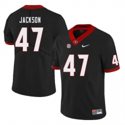 Men #47 Dan Jackson Georgia Bulldogs College Football Jerseys Sale-Black Men #47 Dan Jackson Georgia Bulldogs College Football Jerseys Sale-Black