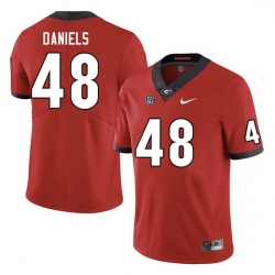 Men #48 Joseph Daniels Georgia Bulldogs College Football Jerseys Sale-Red Men #48 Joseph Daniels Georgia Bulldogs College Football Jerseys Sale-Red