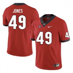 Men #49 Gleaton Jones Georgia Bulldogs College Football Jerseys Sale-Red Anniversary Men #49 Gleaton Jones Georgia Bulldogs College Football Jerseys Sale-Red Anniversary