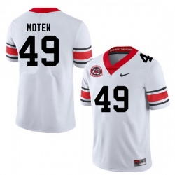 Men #49 Jamier Moten Georgia Bulldogs College Football Jerseys Sale-40th Anniversary Men #49 Jamier Moten Georgia Bulldogs College Football Jerseys Sale-40th Anniversary